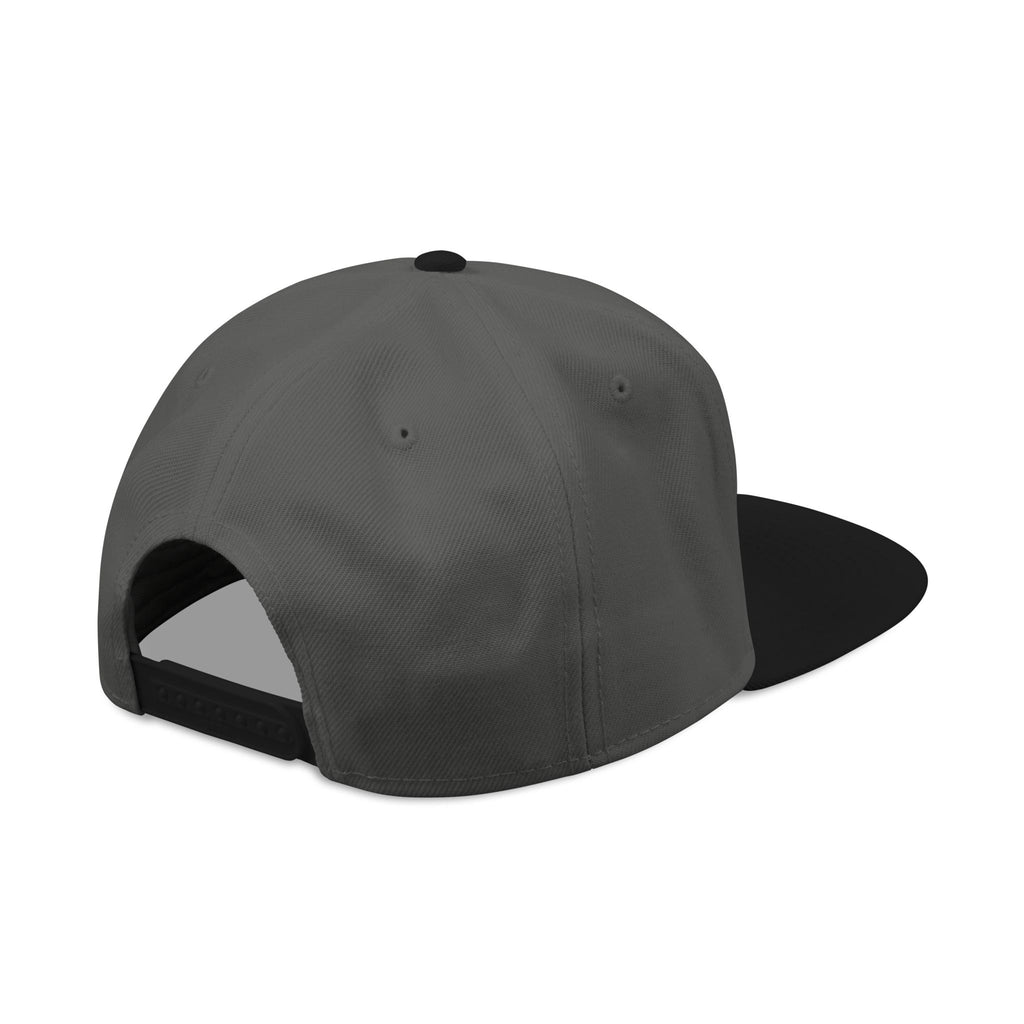 Embroidered Pizza Logo Snapback Hat — Retro Pizza Patch Cap
