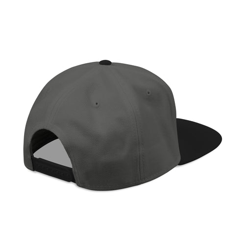 Embroidered Pizza Logo Snapback Hat — Retro Pizza Patch Cap